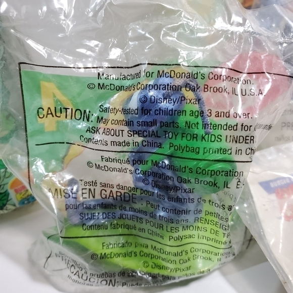 Vintage lot of 4 McDonald's Burger King Happy meal toys - Picture 3 of 6